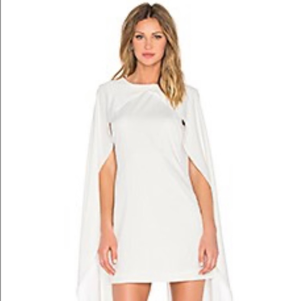 Lavish Alice white cape dress!